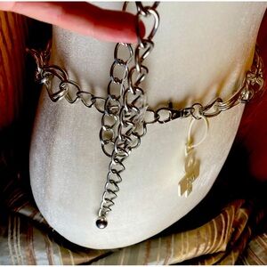 apt.9’s Silver Chain Belt; Adjustable Size 2X
